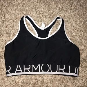 under armor compression sports bra !